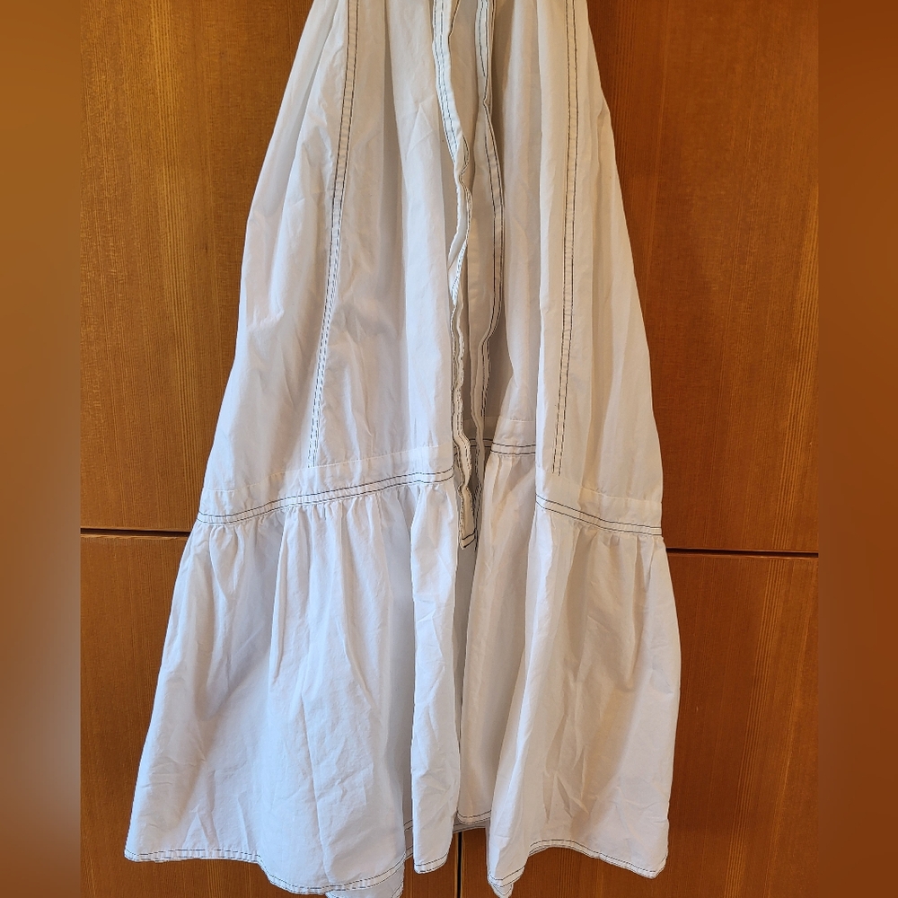 Elegant White Midi Dress - Picture 7 of 7